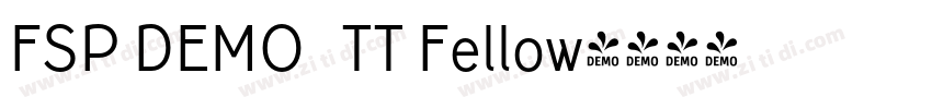 FSP DEMO   TT Fellow字体转换